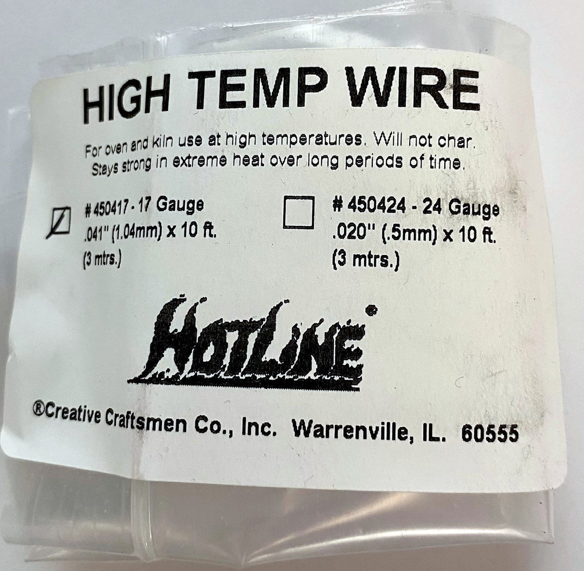 17 Gauge High Temp Wire for Glass Fusing and Kiln Love That Glass