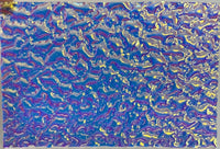 Thin Clear CBS Matrix Cyan Copper 90 COE Dichroic Glass - 5 sizes available!