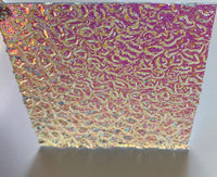 Thin Clear CBS Matrix Magenta Green 90 COE Dichroic Glass - 5 sizes available!