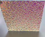 Thin Clear CBS Matrix Magenta Green 90 COE Dichroic Glass - 5 sizes available!