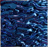 CBS Black Violet Ripple 90 COE Dichroic Glass- 5 sizes available!