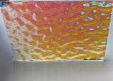 Clear CBS Magenta Green 'Ripple' 90 COE Dichroic Glass - 5 sizes available!