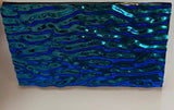 CBS Black Pink Teal Ripple 90 COE Dichroic Glass- 5 sizes available!