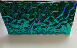 Black 3mm CBS Emerald Ripple 90 COE Dichroic Glass - 5 sizes available!