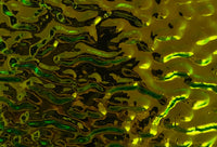 Black 3mm CBS Emerald Ripple 90 COE Dichroic Glass - 5 sizes available!
