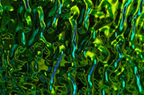 Black 3mm CBS Emerald Ripple 90 COE Dichroic Glass - 5 sizes available!