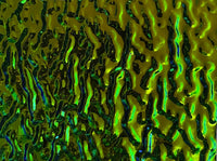 Black 3mm CBS Emerald Ripple 90 COE Dichroic Glass - 5 sizes available!