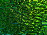 Black 3mm CBS Emerald Ripple 90 COE Dichroic Glass - 5 sizes available!