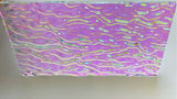Clear CBS Emerald Green 'Ripple' 90 COE Dichroic Glass - 5 sizes available!