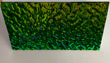 Black 3mm CBS Emerald Ripple 90 COE Dichroic Glass - 5 sizes available!