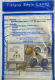 Large Vintage Iridescent Cast Glass Scarab Beetle Tiffany Lamp Pattern Accent Jewel Set
