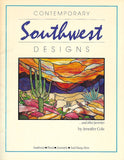 Rare Vintage 1989 'Contemporary Southwest Designs' Stained Glass Pattern Book Native American Southwestern Designs