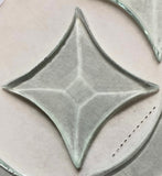 Clear 2 1/8" Bevel Star for Stained Glass and Leaded Projects