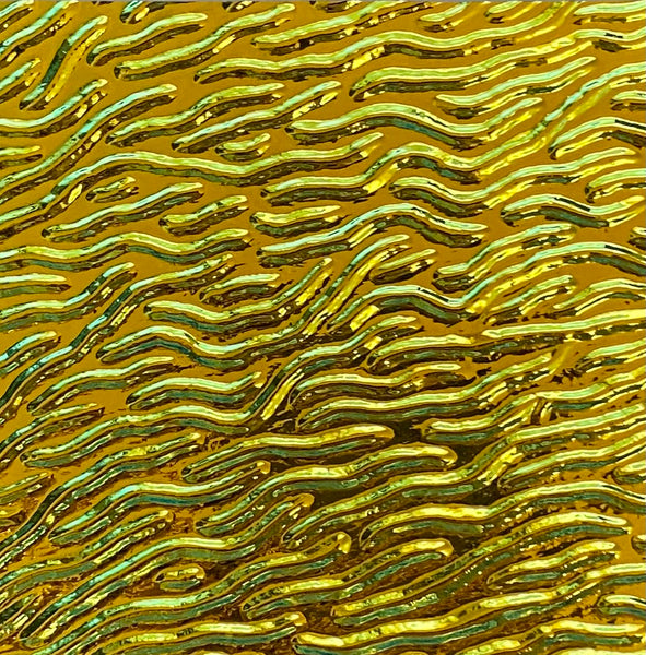 Black CBS Cyan Copper 'Stream X' 90 COE Dichroic Glass - 5 sizes available!