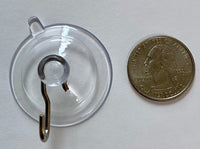 Suction Cups w/hook for Glass Suncatchers Sun Catchers Bag of '25'