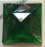 Sparkly Jewel and Bevel Cluster Stained Glass Set with 25mm Faceted Glass Jewel - 9 colors available!