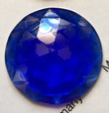 30mm Faceted Glass Jewels for Stained Glass ~ 18 Colors Available!!
