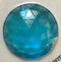 30mm Faceted Glass Jewels for Stained Glass ~ 18 Colors Available!!