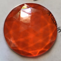 30mm Faceted Glass Jewels for Stained Glass ~ 18 Colors Available!!