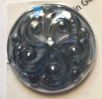 35mm Swirl Textured Glass Jewels for Stained Glass - (16) Colors Available!!