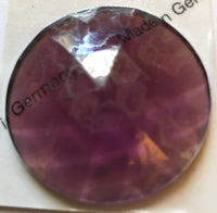 Large 40mm Faceted Glass Jewels for Stained Glass - 5 Colors Available!