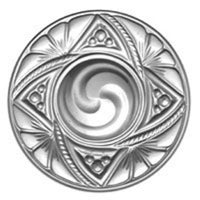 Victorian 40mm Swirl Glass Jewel for Stained Glass - 8 colors available!