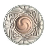 Victorian 40mm Swirl Glass Jewel for Stained Glass - 8 colors available!