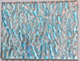CBS Clear Candy Apple Red CAR 'Granite Ripple' 90 COE Dichroic Glass