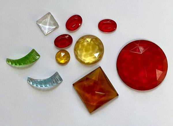 Vintage and Flat backed Jewel Assortment