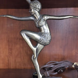 Rare Vintage 'Egyptian Girl Dancing' Fan Lamp Base w/Cord