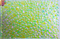 Clear CBS Green Magenta Reflector 'Dew Drop' 90 COE Dichroic Glass - 5 sizes available!