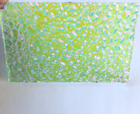 Clear CBS Green Magenta Reflector 'Dew Drop' 90 COE Dichroic Glass - 5 sizes available!