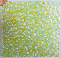 Clear CBS Green Magenta Reflector 'Dew Drop' 90 COE Dichroic Glass - 5 sizes available!