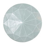 38mm (1.5") Round Clear 36 Facets Faceted Bevel for Stained Glass and Leaded Projects