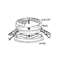 Odyssey 3" Cap/Ring/Wheel Set