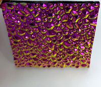 Black CBS Green Magenta Reflector 'Dew Drop' 90 COE Dichroic Glass - Available in 5 sizes!