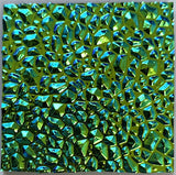 Black CBS Blue Gold 'Dew Drop' 90 COE Dichroic Glass