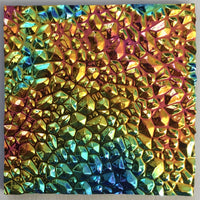 CBS Black Green Magenta Fusion Dew Drop 90 COE Dichroic Glass - Available in 5 sizes!