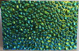 Black CBS Blue Gold 'Dew Drop' 90 COE Dichroic Glass