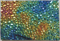 CBS Black Green Magenta Fusion Dew Drop 90 COE Dichroic Glass - Available in 5 sizes!