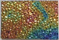 CBS Black Green Magenta Fusion Dew Drop 90 COE Dichroic Glass - Available in 5 sizes!
