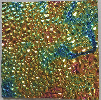 CBS Black Green Magenta Fusion Dew Drop 90 COE Dichroic Glass - Available in 5 sizes!