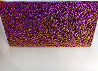 Black CBS Green Magenta Reflector 'Dew Drop' 90 COE Dichroic Glass - Available in 5 sizes!