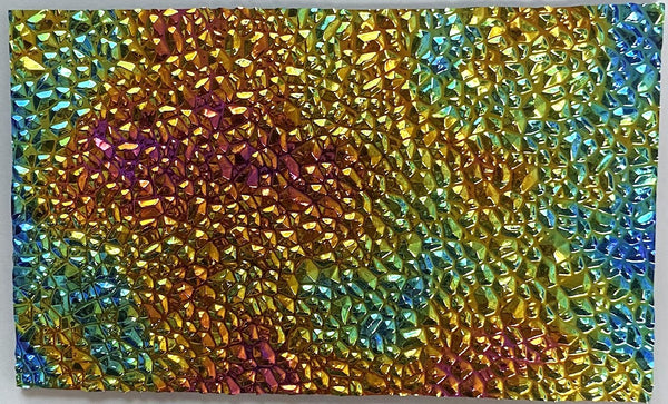 CBS Black Green Magenta Fusion Dew Drop 90 COE Dichroic Glass - Available in 5 sizes!