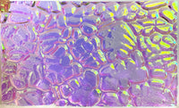 Clear 3mm CBS Emerald 'Figure C' 90 COE Dichroic Glass - 5 sizes available!