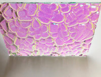 Clear 3mm CBS Emerald 'Figure C' 90 COE Dichroic Glass - 5 sizes available!