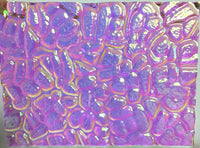 Clear 3mm CBS Emerald 'Figure C' 90 COE Dichroic Glass - 5 sizes available!