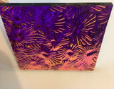 Black CBS Magenta Reflector 'Florentine' 90 COE Dichroic Glass - Beautiful!