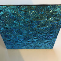 Black CBS Red Silver Blue 'Florentine' 90 COE Dichroic Glass - 3 sizes available!