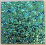 Black CBS Red Silver Blue 'Florentine' 90 COE Dichroic Glass - 3 sizes available!
